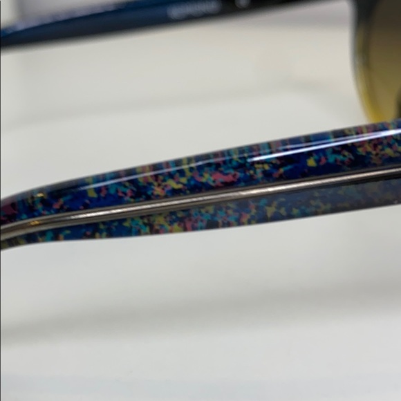 Komono Sunglasses NEW Lulu Black/ Yellow cat eye - Picture 14 of 16